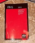 2013 Scion Fr-s Owners Manual Book 
