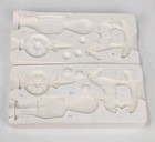 Vintage 1973 Duncan 1058a Xmas Ornaments Ceramic Slip Cast Mold