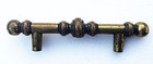 Brass Mid Century Modern Drawer Pull Antique Hardware Cabinet Handle 3  Centers