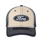 Ford Men s Official Licensed Embroidered Logo Vintage Wash Mesh Trucker Hat Cap
