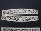 4 Vintage Pair Of Bone Purse Frame Handles Hand Made