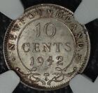 1942 Newfoundland 10 Cents  Ngc Ms63  10 Cents