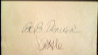 Bob Denver actor  dobie Gillis  Hand Sign Autograph Card   Photo