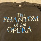 Vintage 1986 Phantom Of The Opera Black Tshirt Adult Large Single Stitch Madeusa