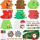 Christmas Crafts For Kids Toddlers  350pcs Foam Ornaments Diy Christmas Arts    