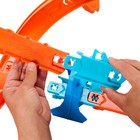 Hot Wheels Track Creator Boosted Jump Speedway Set With 1 64 Scale Toy