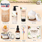 Spa Gift Baskets For Women  Vanilla Coconut Bath And Body Gifts Set For Women  H