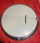 Vintage 1960 s Silvertone 5-string Closed Back Banjo   With Soft Case