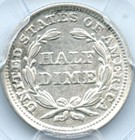 1853 Arrows Liberty Seated Half Dime  Pcgs Au Detail    