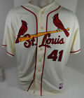 2013 St  Louis Cardinals Mitchell Boggs  41 Game Issued Cream Jersey Musial P 7