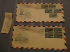 Us   1019 Washington State 3c Set Of 5 Pent Arts Cachet Unadd Fdc W label   10 