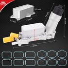 Engine Oil Cooler Filter Housing Assembly For Dodge Chrysler Jeep 2011-2016 3 6l