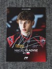 Maciej Gladysz Signed Driver Autograph Card Fia F3 2026 Art Gp