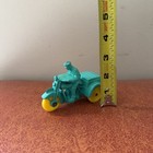 Vintage 1950 s Auburn Rubber Red Police Motorcycle Trike Toy