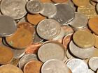 Half Pound  roughly  50  -  World Coins Bulk Mixed Lot Foreign Coins   Tokens 