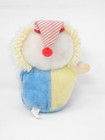 Eden Toys Clown Plush     Baby Rattle Chime Sound Stuffed 6  Vintage Shelf Sitter