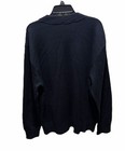Vintage Cobmex Usps Postal Service Uniform Zip Cardigan Black Acrylic Sweater 2x