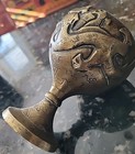 Bronze Incense Burner Handcast Dragon Pearl Wisdom Heavy Bronze Vintage