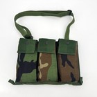 New Us Military Issue Woodland Camo Bandoleer 6 Mag Pouch Magazine Pouch