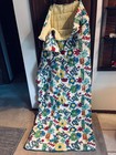 Vintage  love  Sleeping Bag 60 s Groovy Hippie Daisies 5  7 l  77 x33   Yellow