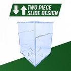 Uv Protected Baseball Display Case   Acrylic Baseball Cube Clear Storage Case