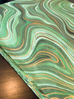Marbleized Green Design Print Tissue Paper Sheets Choose Size   Package Amount