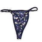 Vintage Satin Bikini With A Christmas Penguin Print 3