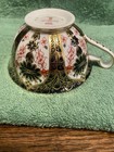 Vintage Royal Crown Derby Old Imari 2458 Footed Teacup   Saucer
