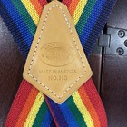 Nicholas Rainbow 113 Vtg 70s  2  Suspenders Unisex Pride Mork And Mindy