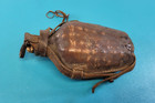 German Franco Prussian Model 1867 Feldflasche Glass Leather Cover Canteen Tr527