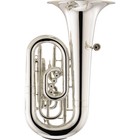 Miraphone 1281 Petruschka Series 5-valve 5 4 F Tuba 1281-5vs Silver