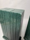 Vintage Italian Alabaster Marble Bookends Art Deco Green Stone Pair