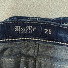 Miss Me Women s Mid Rise Angel Wing Bootcut Stretch Denim Jeans Sz 28 31