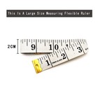 6 Pack Soft Measuring Tape For Body double Scale Fabric 60 Inches  White