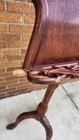 Antique Music Stand  Mahogany  Art Nouveau  Carved Wood  1800  1900 s  