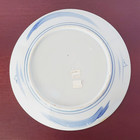 Antique Japanese Ko Imari Arita Kiln Blue Sometsuke Round Platter Charger