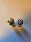 Vintage Helena Rubinstein Lipstick Blue Floral Gold Tube  Pale Pink