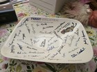 Vtg First Collateral Mortgage Company Signature Dish - Signed Employee Memento