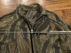 Vintage Ranger Tiger Stripe Camo Reversible Camouflage Hunting Shirt Sz  Medium 