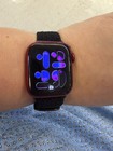 Apple Watch Series 7red Aluminum Case Black Nylon Band 64gb Touch