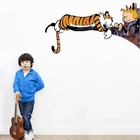 Calvin And Hobbes Cartoon Wall Sticker Home Art Decor Decal Mural Kids Room