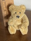 Vintage Miniature Steiff Mohair Teddy Baby Bear Honey Brown Mohair 3 5    No Id