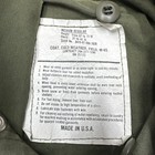 Vtg Us Army Coat Mens Med-reg  Green Cold Weather Field Og 107 M65 1965-80