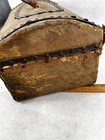 Antique Hide Covered Box Tack Decoration 12x6x6 Primitive Original Early 1800