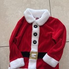 Toddler s Red Santa Suit Costume With Velveteen Jacket And Pants 5t