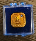 Us Post Office 45 Year Service Award 1 10 10k Gold Pin Usps Pinback Button Rare