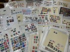 World Stamps  Mix Lot  Leaves  Some Cards  Mint used  Ex Dealer Stock  1 8kg G29
