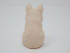 Pig Figurine Statue Decor Piglet Hog Farm Barn Wood Home Art Carved