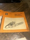 Oem Original Instruction Manual For Stihl Chain Saw Vintage Tons Of Paperwork   