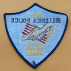Billerica Massachusetts Police Dark Blue Patch Unused